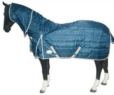 Best on Horse 250g Stable Combo Rug in Navy and Red