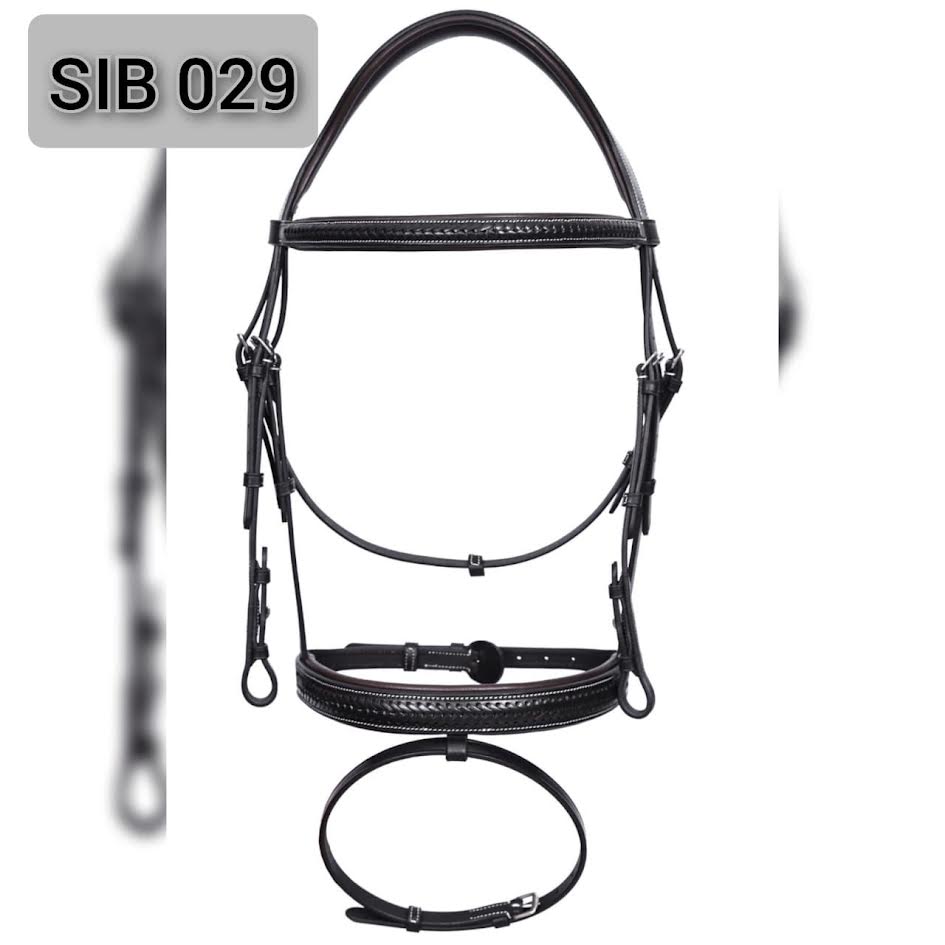 Horse Masters Braided Flash Bridle