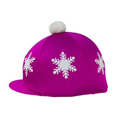 Hy Equestrian Snowflake with Pom Pom Hat Cover