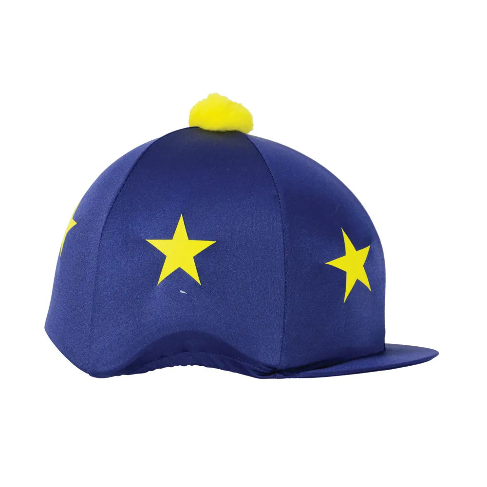 Hy Equestrian Star Print Bobble Hat Cover