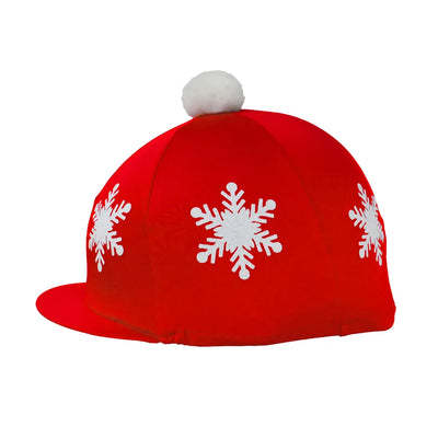 Hy Equestrian Snowflake with Pom Pom Hat Cover