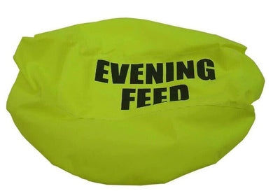 Horse Masters Elasticated Feed Bucket Cover Morning and Evening