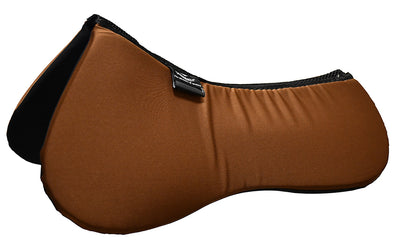 Rhinegold Memory Foam Half Pad With Ventilated 3D Mesh Spine