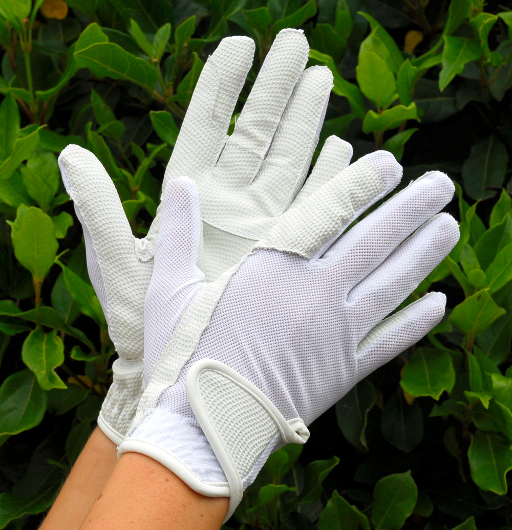 Rhinegold Super Stretch Mesh Back Riding Gloves