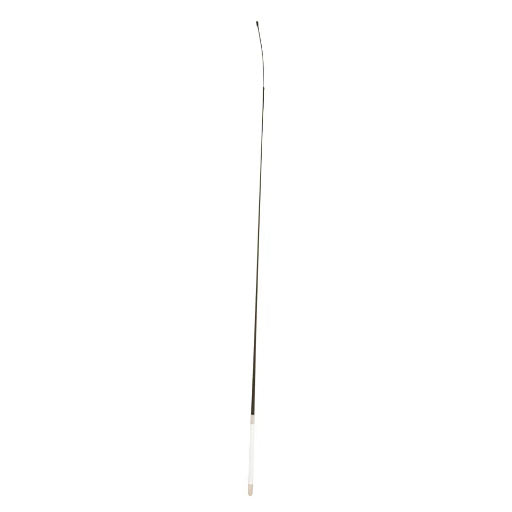 Hy Equestrian Dressage Whip White Leather Handle