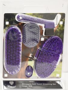 Rhinegold Soft Touch Grooming Brush Blister Pack