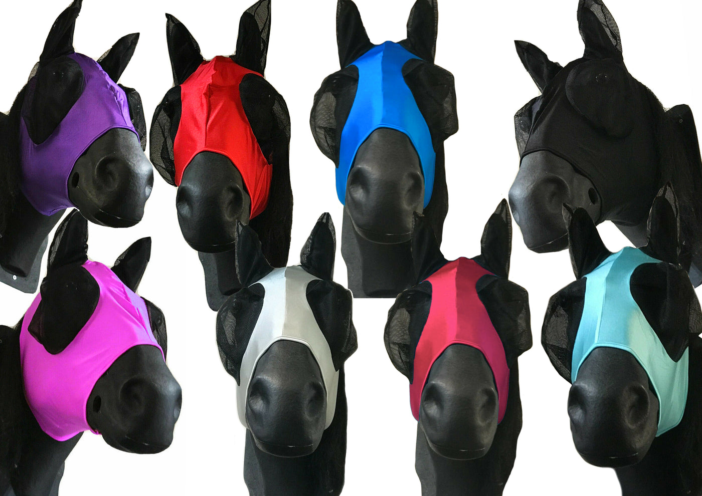 Horse Masters Lycra Fly Mask with Ears