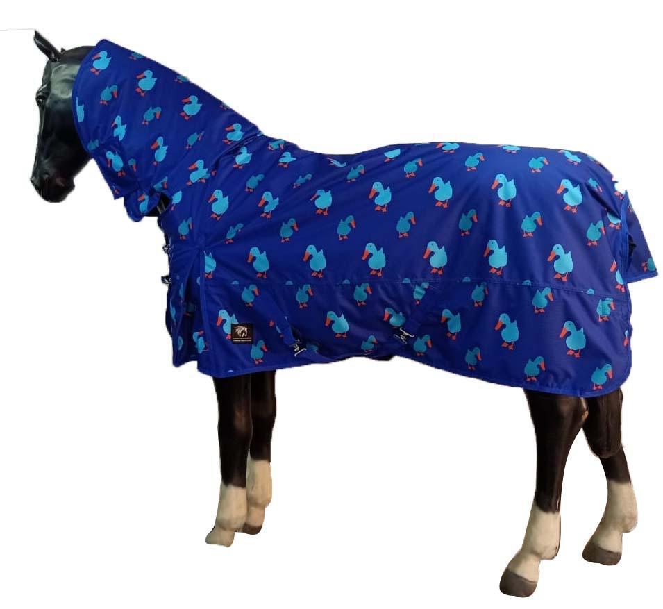 Horse Masters Duck Animal Print Combo Turnout Lightweight Rug 0g