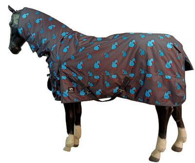 Horse Masters Duck Animal Print Combo Turnout Lightweight Rug 0g