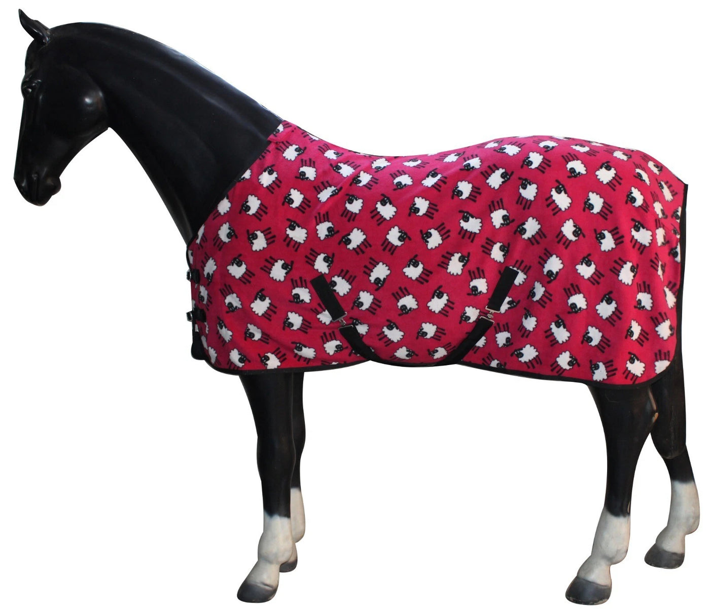 Horse Masters Sheep Design Fleece Rug