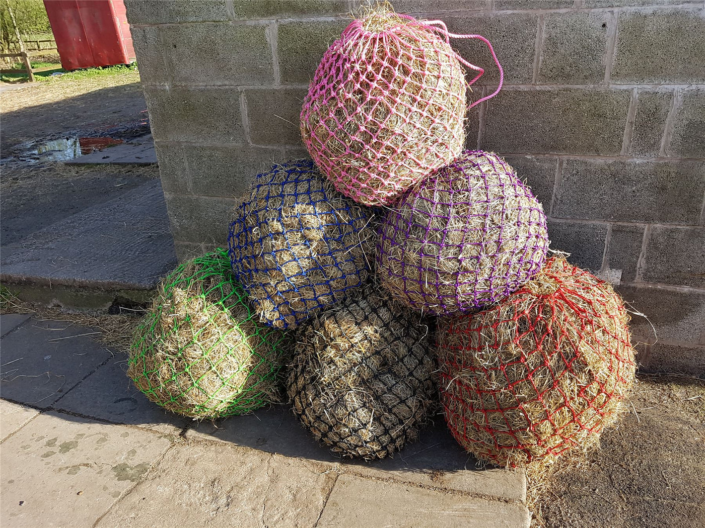 Horse Masters Colourful Hay Haylage Nets