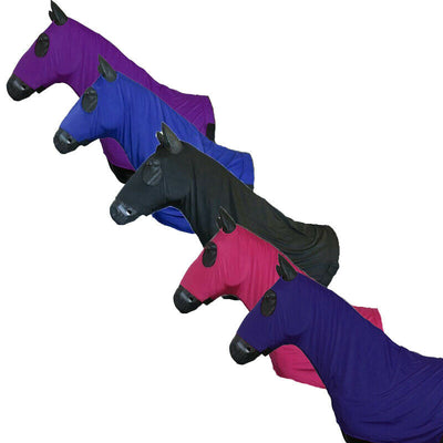 Best On Horse Lycra Horse Hood with Zip