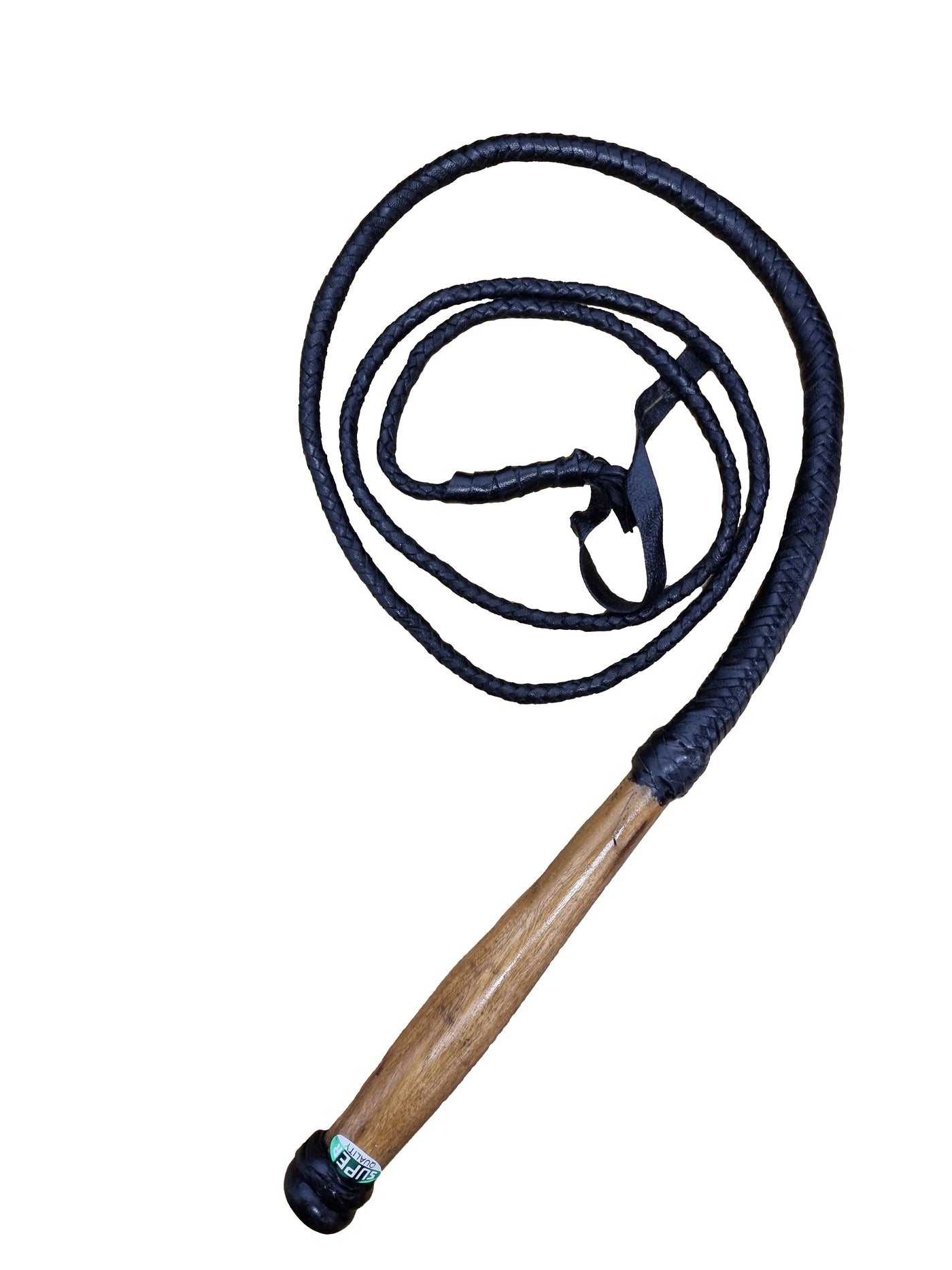 Platted Leather Hunting Bullwhip