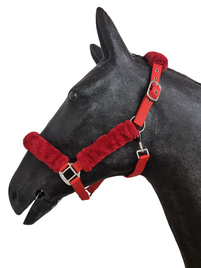 Horse Masters Fluffy Padded Headcollar