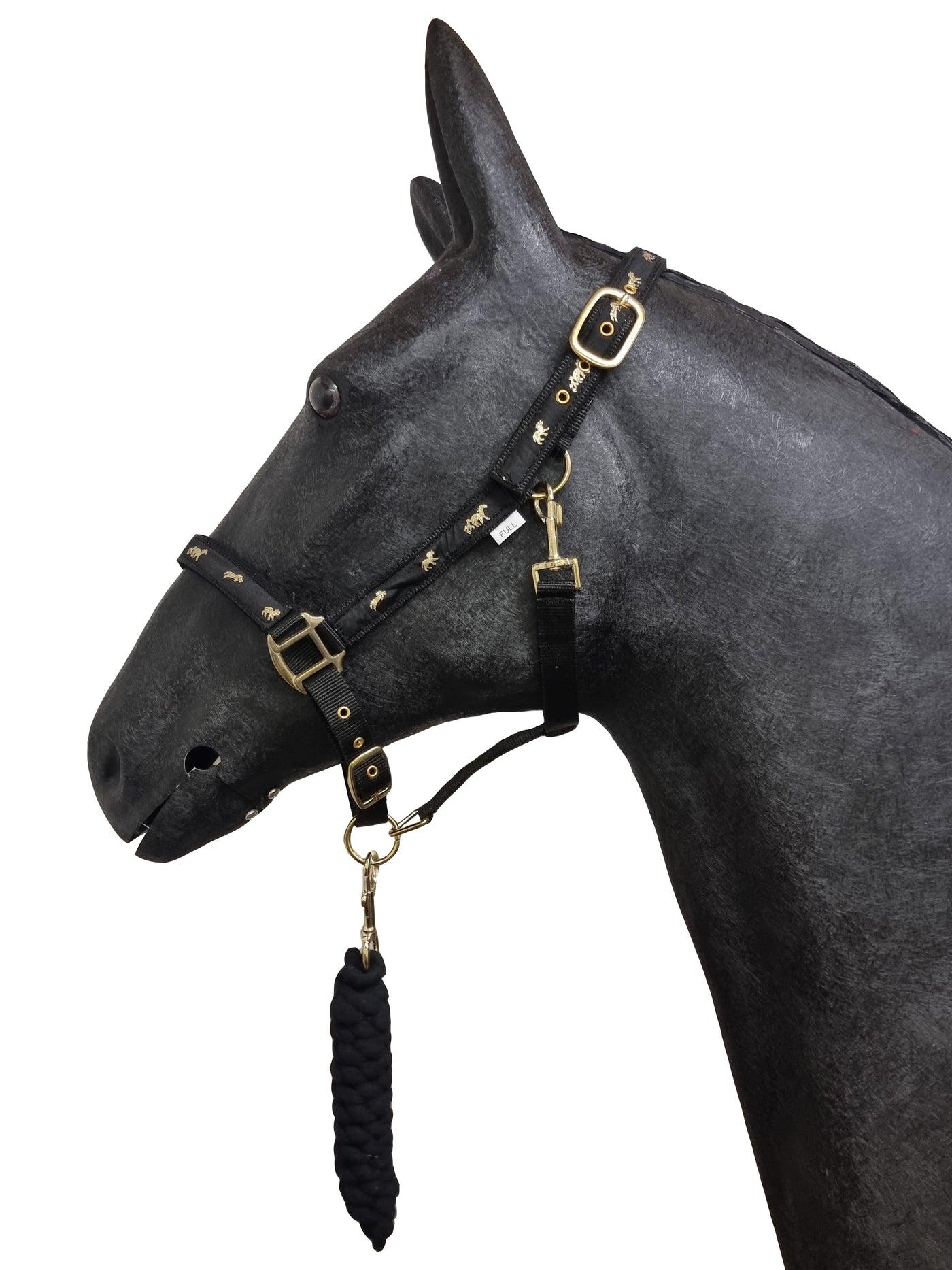 Horse Masters Padded Horse Print Headcollar and Leadrope