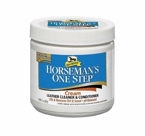 Absorbine Horseman's One Step Leather Cream Tack Cleaner & Conditioner 425g