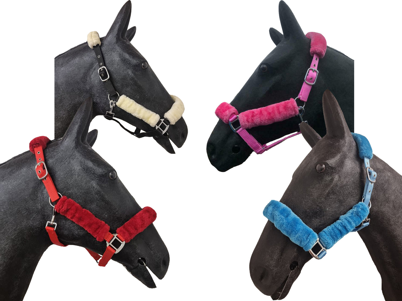 Horse Masters Fluffy Padded Headcollar