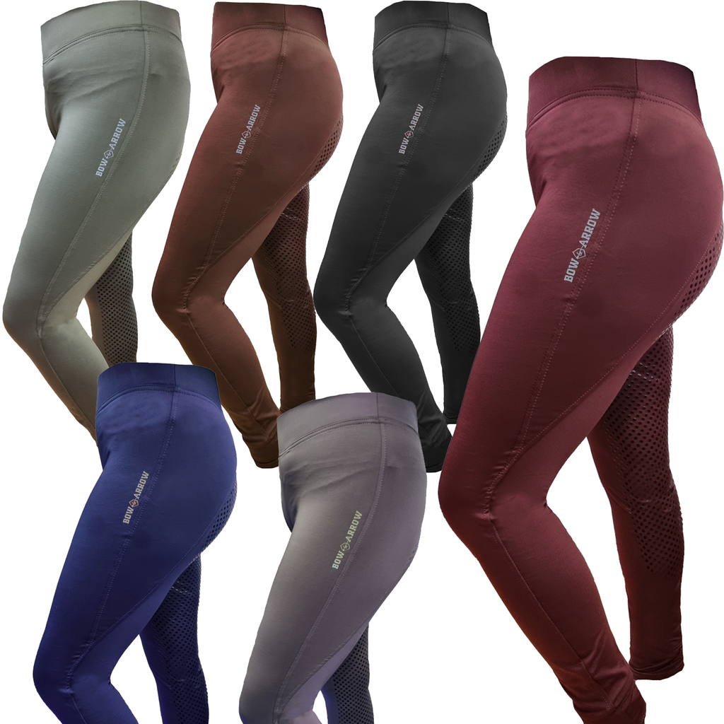 Bow and Arrow Ladies Silicone Riding Leggings – Horse Masters